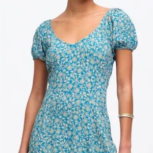 Madewell - Cap-Sleeve Midi Dress in Floral